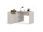 CDF Eckschreibtisch, Kaschmir, Holzwerkstoff, 120x76x50 cm, Arbeitszimmer, Schreibtische, Eckschreibtische
