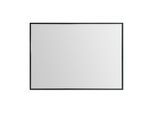 Edaxo Wandspiegel, Schwarz, Glas, 50x70x2 cm, Spiegel, Wandspiegel