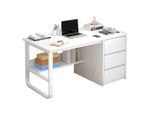 Muvu Schreibtisch, Weiß, Textil, 50x73.5x100 cm, Arbeitszimmer, Schreibtische, Bürotische