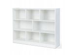 Rexo Bücherregal,, Weiß, Holzwerkstoff, 100x104x30 cm, Wohnzimmer, Regale, Bücherregale