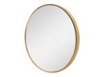 [en.casa] Wandspiegel, Gold, Glas, Rund, 60x2.8x60 cm, Spiegel, Wandspiegel