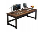 Schreibtisch,, Braun, Holzwerkstoff, 120x74x60 cm, Arbeitszimmer, Schreibtische, Bürotische