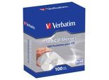 Verbatim CD / DVD Papierhülle Papersleeve 100 Pack
