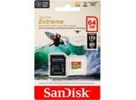 SanDisk microSDXC 64GB Extreme A2 C10 V30 UHS-I U3