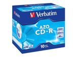 1x10 Verbatim Data Life plus CD-R 80 / 700MB, 52x Speed JC