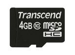 Transcend microSDHC 4GB Class 10 + SD-Adapter
