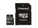 Intenso microSDXC 256GB C10 UHS-I Professional + Adapter