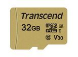 Transcend microSDHC 500S 32GB Class 10 UHS-I U3 V30 + Adapter