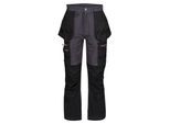 Regatta Heren Infiltrate Softshell Stretch Werkbroek (Strijkijzer/zwart)
