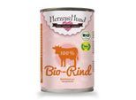 HerzensHund Reinfleisch pur BIO Bio Rind 12x400 g