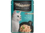 Miamor Feine Filets Huhn & Thunfisch in Sauce 24x100 g