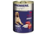 PREMIERE Best Meat Nassfutter Hund, Adult, Rind und Reis 24x400 g