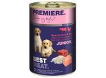 PREMIERE Best Meat Nassfutter Hund, Junior, Huhn und Rind 24x400 g