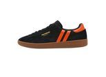 Patrick Mens Monaco Suède Cupsole Sneakers (Zwart/Oranje)