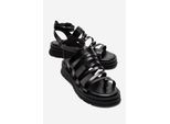 Pelsa Leder Multi-Riemen-Sandale