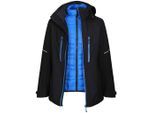 Regatta Heren X-Pro Evader III Gewatteerd Jasje (Zwart/Oxford Blauw)
