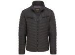 Heren Khaki Groen Gewatteerd Puffer Leren Bomberjack - Torpoint