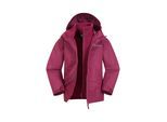 Mountain Warehouse Kinder/Kids Fell 3 in 1 Jas (Roze)