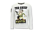 Local Fanatic Rhinestones sweater the chief wanted trui
