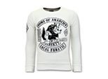Local Fanatic Rhinestones sweater sons of anarchy trui