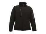Regatta Heren Arcola 3 Layer Soft Shell Jas (Zwart/Seal Grijs)