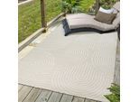 Muratap Berlin outdoor japandi - vloerkleed binnen en buiten laagpolig tapijt tuin- 200x290 cm