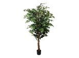 Kopu ® kunstplant ficus benjamina 150 cm in zwarte pot 1764 bladeren