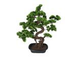 Kopu ® kunstplant bonsai 65 cm pijnboom met zwarte pot bonsai boompje