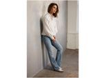 Helena Hart Broek flair denim 7620 vintage blue