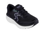 Skechers D'Lux Walker 2.0 Active Pace Textile Dames Zwart/Lavendel Trainers