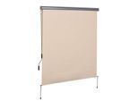 4goodz Outsunny verticale zonwering verticale luifel 160x250 cm creme
