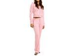 Juicy Couture Tina velour track pant with diamante branding
