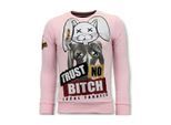 Local Fanatic Sweater trust no bitch