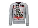 Local Fanatic Terror duck rhinestone sweater