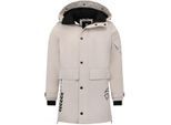 Enos Beige winterjas 9803