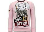 Local Fanatic Sweater trust no bitch