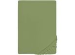 Spannbettlaken BIBERNA "THEA Baumwoll-Jersey mit Elasthan, 160 g/m²", braun (fichte), 1 Stk., Jersey-Elasthan, 140-160x200-220 25cm, Jersey-Elasthan, Obermaterial: 97% Baumwolle, 3% Elasthan, Bettlaken, Spannbettlaken, Bettlaken für Matratzen bis 25 cm Höhe, pflegeleicht, bügelfrei