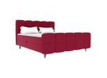 Boxbett Mona Rot Ca. 140x200cm 140/200 cm Rot