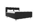 Boxbett Mona Schwarz Ca. 140x200cm 140/200 cm Schwarz