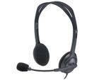 LOGITECH Kopfhörer "H111", schwarz, H:5,5cm T:24,2cm, Kopfhörer, Kopfhörer