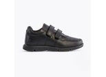 LUCAS Jongens Leren School Sneakers Zwart