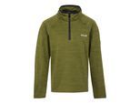 Regatta Kinderen/Kinderen Berley Half Zip Top met lange mouwen (Nefriet groen/zwart)