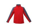 Regatta Professioneel Heren Uproar Softshell Windbestendig Fleece-jack (Klassiek rood/grijs)