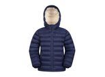 Mountain Warehouse Gewatteerde jas met imitatiebont voor kinderen/kinders (Marine)