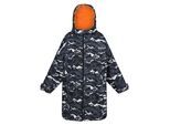 Regatta Camouflage Waterdichte Veranderjas voor Kinderen/Kinderen (Zwart/perzik)