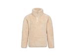 Mountain Warehouse Kinder/Kids Teddy Half Zip Fleece Top (Beige)