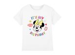 Disney Kinderen/Kinderen Het is mijn verjaardag Minnie Mouse T-Shirt (Wit)