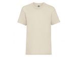 Fruit Of The Loom Kinder Unisex Valueweight T-shirt Korte Mouwen (2 stuks) (Natural)
