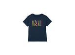 Disney Kinderen/Kinderen Mickey Mouse Multicolour Naam T-shirt (Marine)