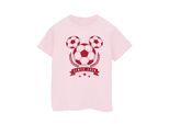 Disney Jongens Mickey Voetbalhoofd T-Shirt (Baby Roze)